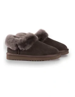 AUS WOOLI UGG UNISEX SHEEPSKIN WOOL TRADITIONAL ANKLE SLIPPERS Grey 13 AUS WOOLI UGG UNISEX SHEEPSKIN WOOL TRADITIONAL ANKLE SLIPPERS Grey -Myer Fashion Store 851402350 6 720x928
