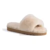 AUS WOOLI UGG WOMEN SHEEPSKIN FLUFF SLIDE Chestnut/Tan -Myer Fashion Store 851402800 1 720x928