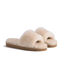AUS WOOLI UGG WOMEN SHEEPSKIN FLUFF SLIDE Chestnut/Tan 14 AUS WOOLI UGG WOMEN SHEEPSKIN FLUFF SLIDE Chestnut/Tan -Myer Fashion Store 851402800 6 720x928
