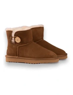 AUS WOOLI UGG SHORT SHEEPSKIN BUTTON BOOT Chestnut/Tan 14 AUS WOOLI UGG SHORT SHEEPSKIN BUTTON BOOT Chestnut/Tan -Myer Fashion Store 851403250 6 720x928