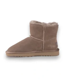 AUS WOOLI UGG SHORT SHEEPSKIN BUTTON BOOT Li Ght Grey -Myer Fashion Store 851403430 4 720x928
