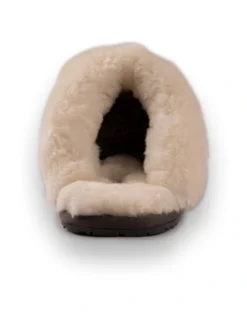 AUS WOOLI UGG UNISEX SHEEPSKIN WOOL SHELLEY Slippers Dark Grey 11 AUS WOOLI UGG UNISEX SHEEPSKIN WOOL SHELLEY Slippers Dark Grey -Myer Fashion Store 851403610 3 720x928