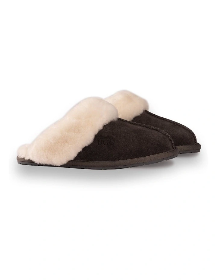 AUS WOOLI UGG UNISEX SHEEPSKIN WOOL SHELLEY Slippers Dark Grey 8 AUS WOOLI UGG UNISEX SHEEPSKIN WOOL SHELLEY Slippers Dark Grey - Image 6