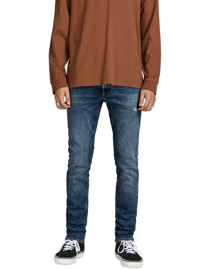 Jack & Jones Liam Original Skinny Fit Jeans Blue 3 Jack & Jones Liam Original Skinny Fit Jeans Blue