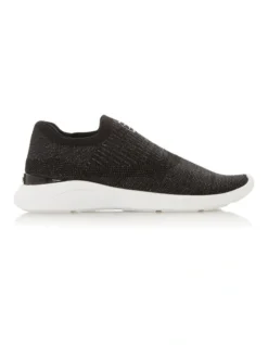 Dune London Easy Slip On Black Fabric