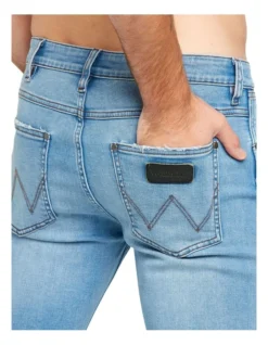 Wrangler Stomper Low Rise Slim Tapered Jeans Light Blue -Myer Fashion Store 853969150 3 720x928
