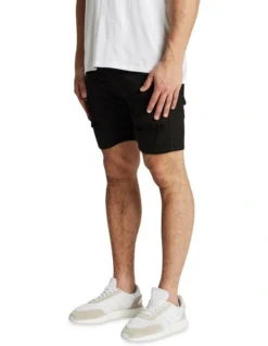 Hellcat Drop Crotch Denim Shorts Black -Myer Fashion Store 854735500 3 720x928