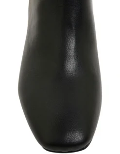 Tabby Black Smooth Boots -Myer Fashion Store 855343180 7 720x928