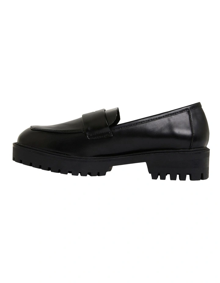 System Black Smooth Flat Shoes 5 System Black Smooth Flat Shoes - Image 3