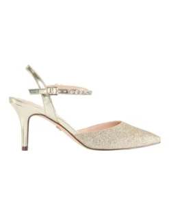 Tonya Platino Baby Glitter Pump