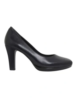 Opera Black Glove Heeled Shoes