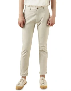 Ellis Slim Fit Chino Pant Stone
