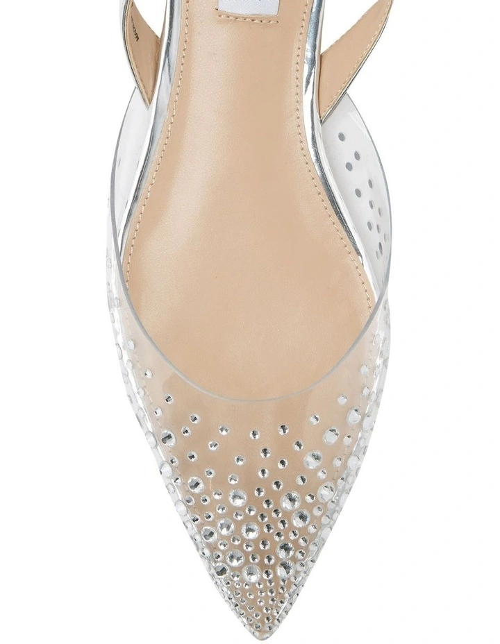 Steve Madden Josey Silver Flats 5 Steve Madden Josey Silver Flats - Image 3