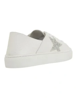 Rocket White/Silver Glitter Sneakers 12 Rocket White/Silver Glitter Sneakers -Myer Fashion Store 860113270 4 720x928