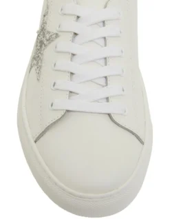Rocket White/Silver Glitter Sneakers 14 Rocket White/Silver Glitter Sneakers -Myer Fashion Store 860113270 6 720x928
