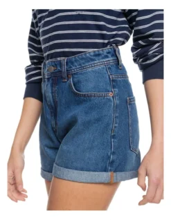 Roxy Run On Love Denim Shorts For Women -Myer Fashion Store 860979070 4 720x928