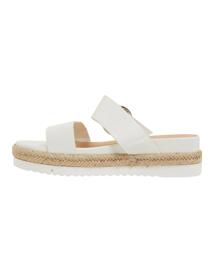 Warsaw White Smooth Sandals 5 Warsaw White Smooth Sandals - Image 3