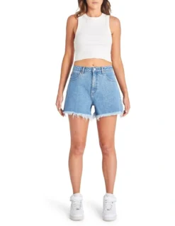 ABRAND JEANS A Venice Debbie Short Blue