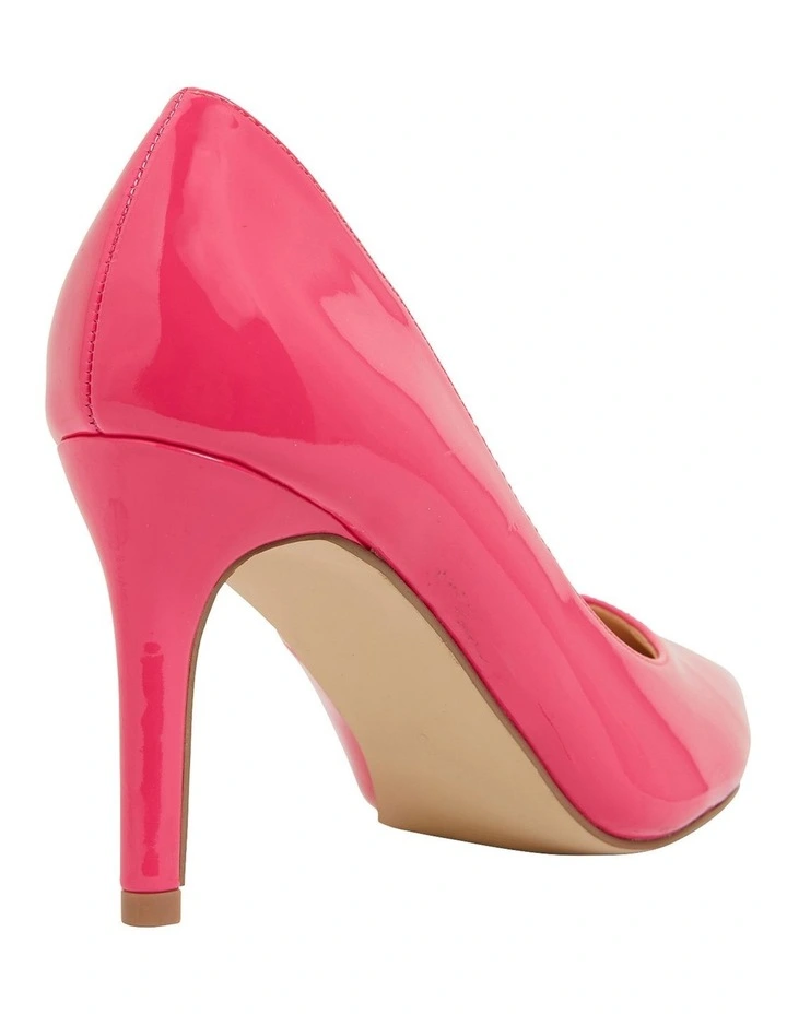Wild Pink Patent Heeled Shoes 6 Wild Pink Patent Heeled Shoes - Image 4
