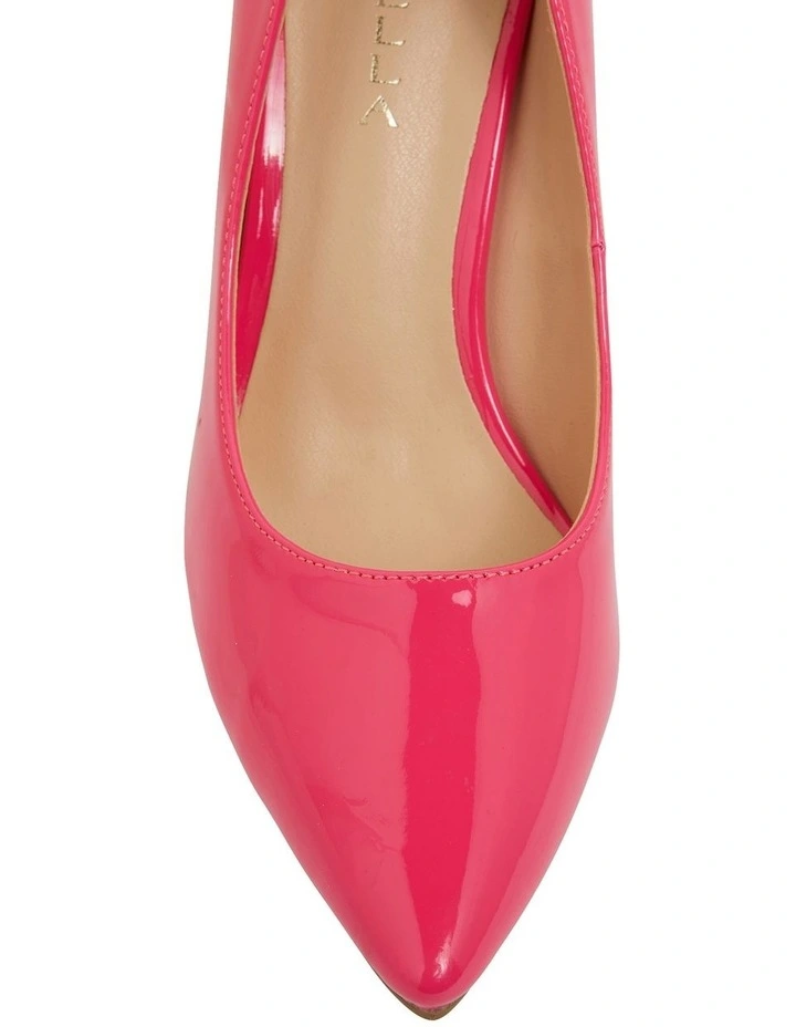 Wild Pink Patent Heeled Shoes 8 Wild Pink Patent Heeled Shoes - Image 6