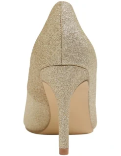 Wild Gold Glitter Heeled Shoes -Myer Fashion Store 862511590 5 720x928
