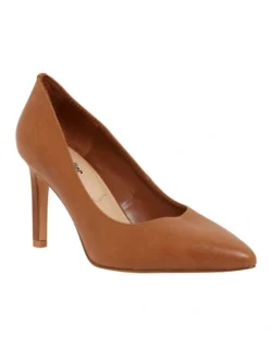 Octavia Heeled Shoes In Cognac Leather -Myer Fashion Store 862620940 2 720x928