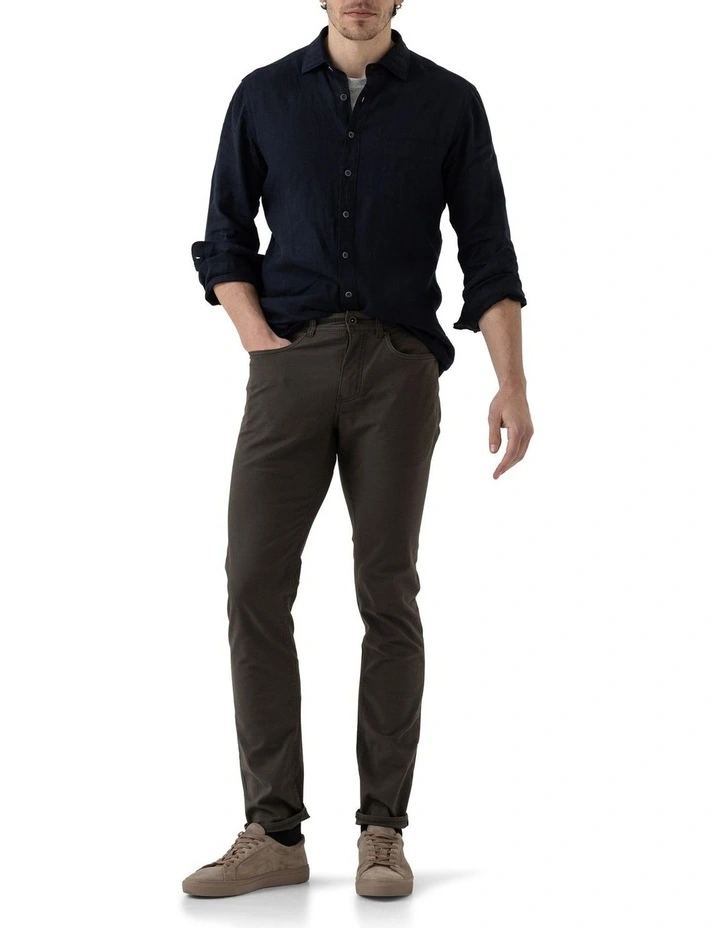 Gunn Straight Fit Jean Short Leg In Forest 5 Gunn Straight Fit Jean Short Leg In Forest - Image 3