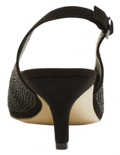 Teagan Black Fabric Heeled Shoes -Myer Fashion Store 866104210 5 720x928