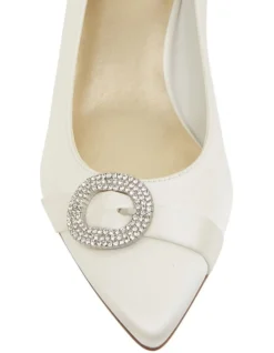 Tina Ivory Satin Heeled Shoes -Myer Fashion Store 866104660 6 720x928