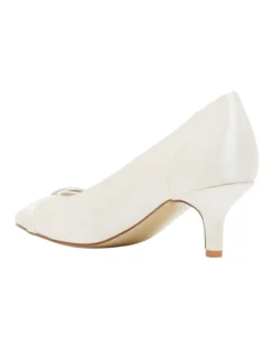 Tina Ivory Satin Heeled Shoes -Myer Fashion Store 866104660 7 720x928