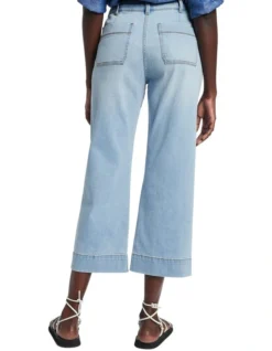 Etta Wide Leg Crop Jean Blue -Myer Fashion Store 870038020 2 720x928