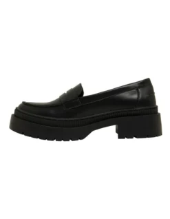 Ravella Sawyer Black Smooth Flat Shoes -Myer Fashion Store 870053950 3 720x928
