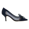 Brite New Navy Satin Heeled Shoes -Myer Fashion Store 871765480 1 720x928
