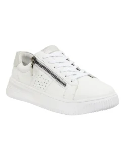 Novella White/Silver Glove Sneakers -Myer Fashion Store 874881010 2 720x928