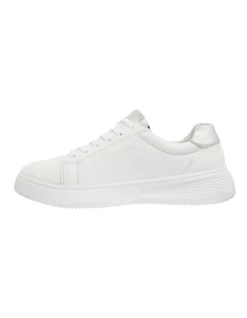 Novella White/Silver Glove Sneakers -Myer Fashion Store 874881010 3 720x928