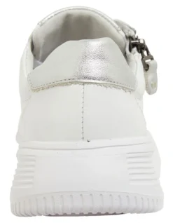 Novella White/Silver Glove Sneakers -Myer Fashion Store 874881010 5 720x928