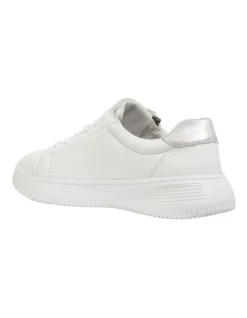 Novella White/Silver Glove Sneakers -Myer Fashion Store 874881010 7 720x928