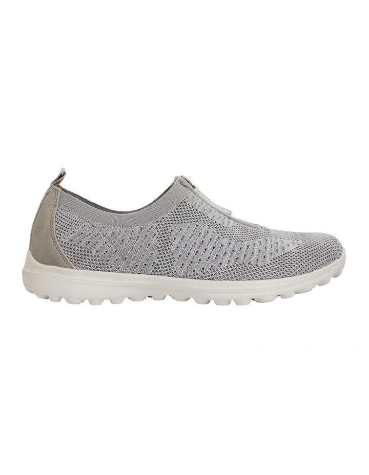 Oberon Light Grey Stretch Sneakers 3 Oberon Light Grey Stretch Sneakers