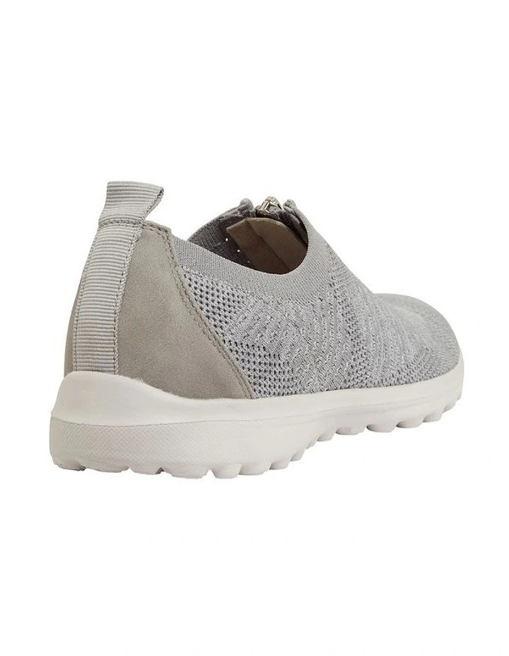 Oberon Light Grey Stretch Sneakers 6 Oberon Light Grey Stretch Sneakers - Image 4