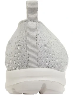 Patrice Light Grey Diamante Sneakers -Myer Fashion Store 877344220 5 720x928