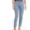ONLY Emily Life High Waisted Straight Cropped Denim Blue -Myer Fashion Store 877553920 1 1 720x928