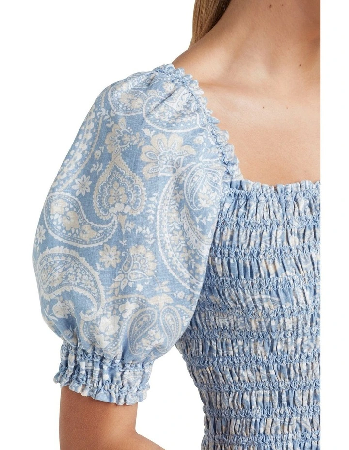 French Connection Shirred Puff Sleeve Top 6 French Connection Shirred Puff Sleeve Top - Image 4