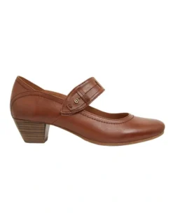 Appeal Cognac Glove Heeled Shoes