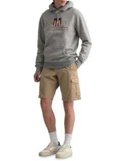 Gant Archive Shield Hoodie Grey -Myer Fashion Store 881315380 3 720x928