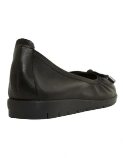 Barton Flat Shoes In Black Leather -Myer Fashion Store 883345330 4 720x928
