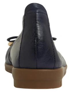 Barton Flat Shoes In Navy Leather -Myer Fashion Store 883345600 5 720x928