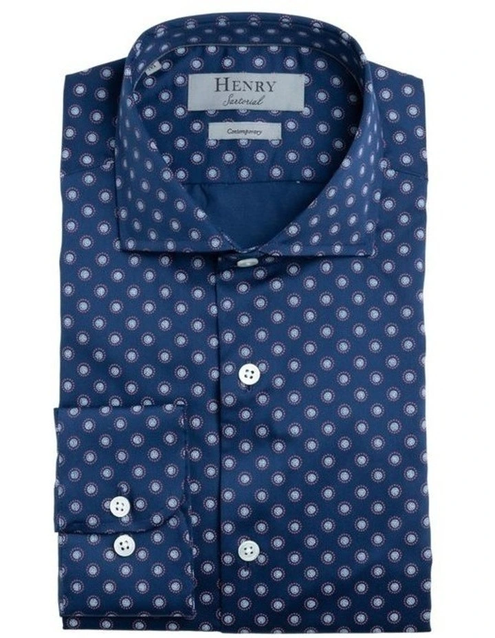 Woven Shirt Navy 8 Woven Shirt Navy - Image 6