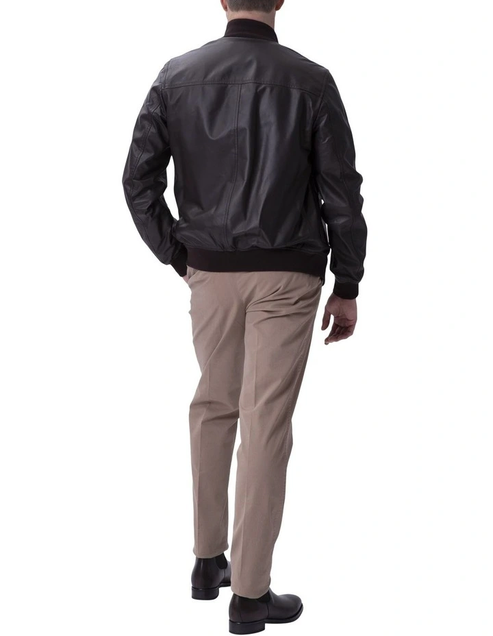 Henry Sartorial X Valstar Iconic Leather Jacket Caffe 5 Henry Sartorial X Valstar Iconic Leather Jacket Caffe - Image 3