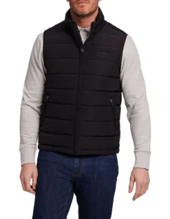 Mid Weight Quilted Gilet Black