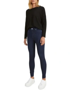 Core High Waist Skinny Jean Bold Indigo